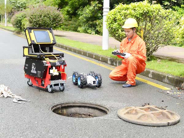 沿河管道机器人检测